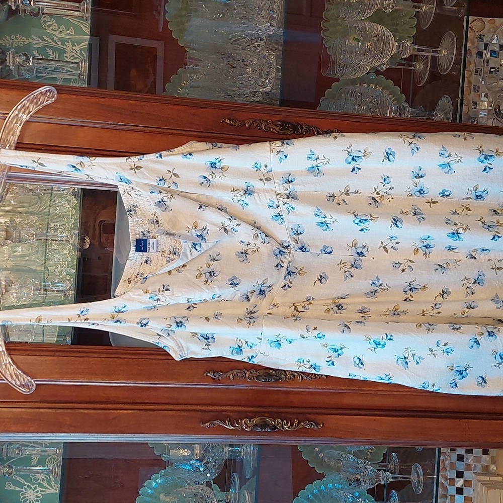Linen Midi/Maxi Dress 8P, NWT